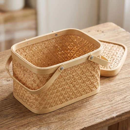 Bamboo Basket Sky Craft (Square)