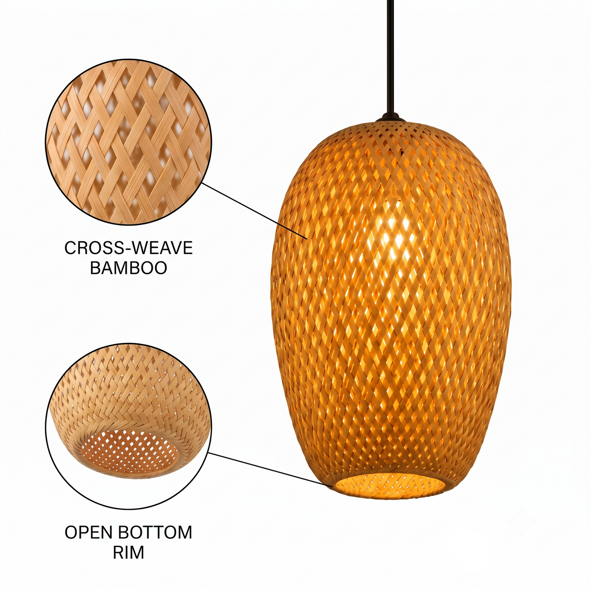 Watermelon Lamp with Holder Structure