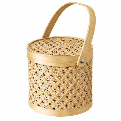 Bamboo Basket Sky Craft (Round)